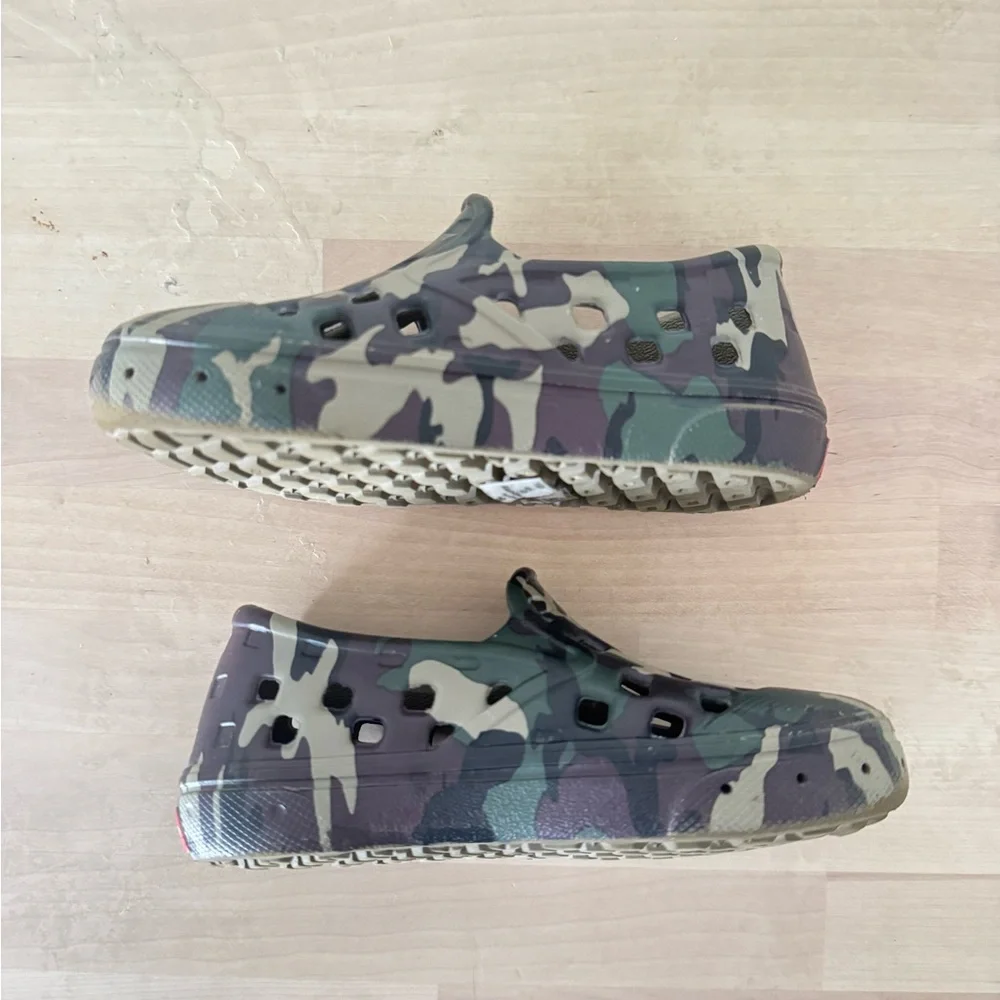 Toddler VANS camouflage Slip On TRK shoes (8)